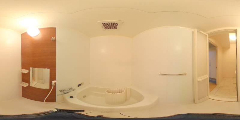 パノラマ画像バスルーム