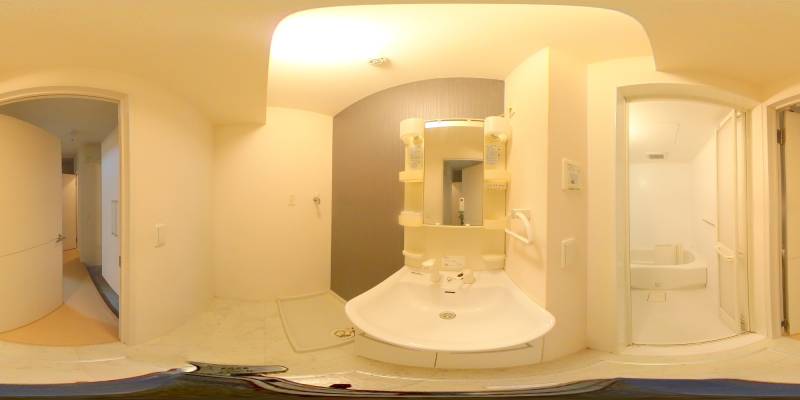 パノラマ画像洗面所