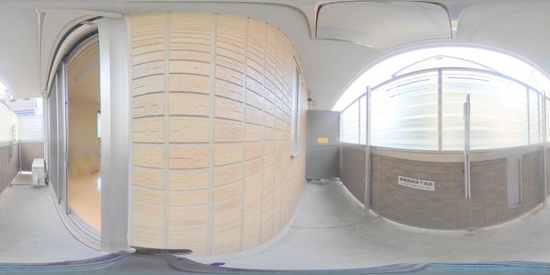 パノラマ画像バルコニー