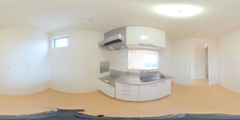 パノラマ画像キッチン