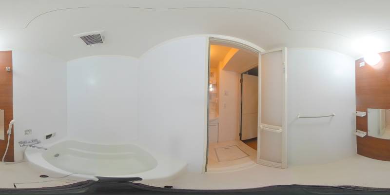 パノラマ画像バスルーム