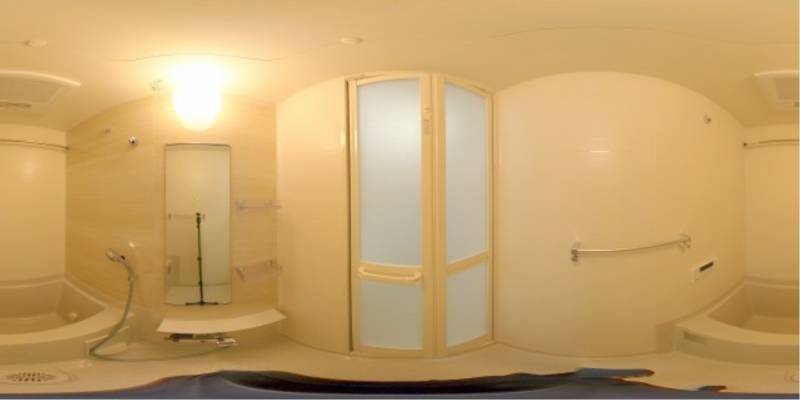 パノラマ画像バスルーム