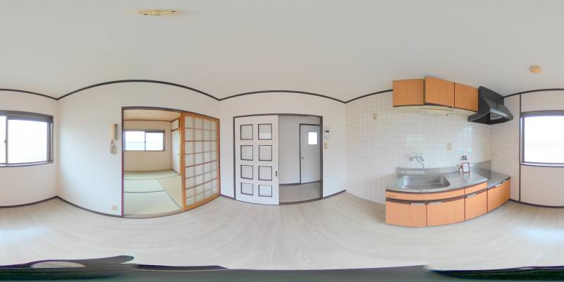 パノラマ画像リビング