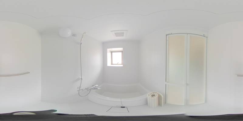 パノラマ画像バスルーム