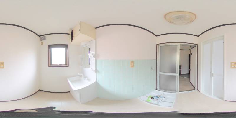 パノラマ画像洗面所