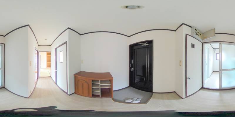 パノラマ画像玄関