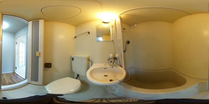 パノラマ画像洗面所