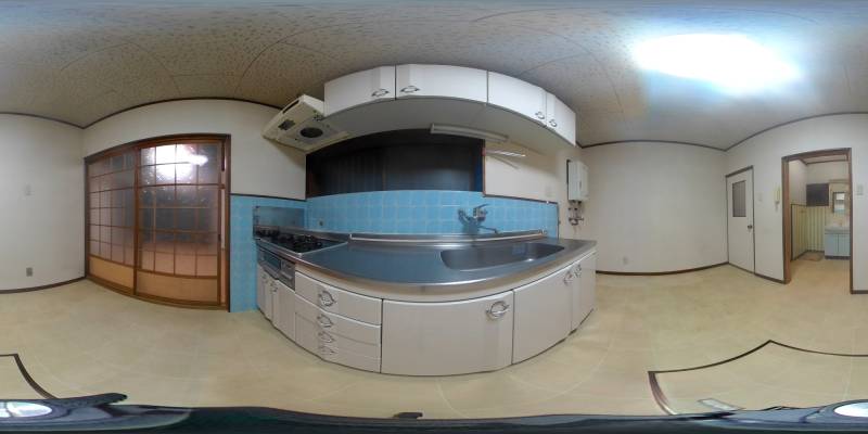 パノラマ画像キッチン