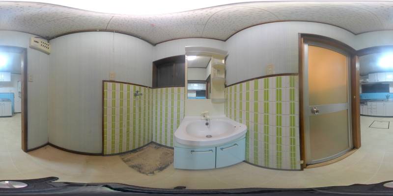 パノラマ画像洗面所