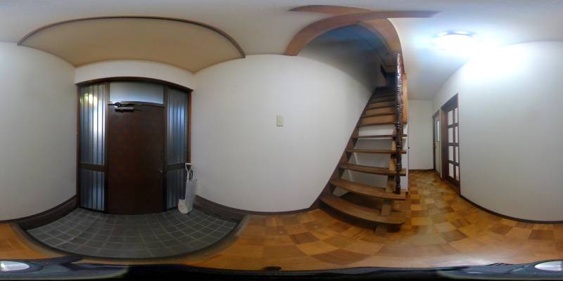 パノラマ画像玄関