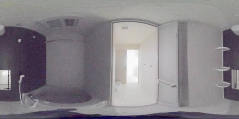 パノラマ画像バスルーム