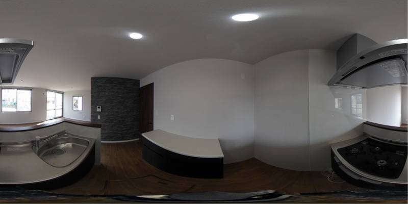 パノラマ画像キッチン