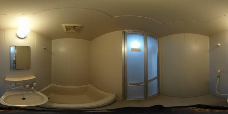 パノラマ画像バスルーム