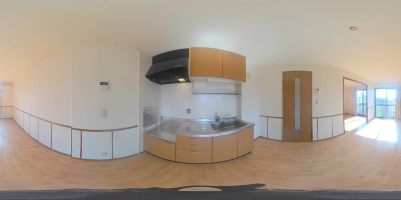 パノラマ画像キッチン