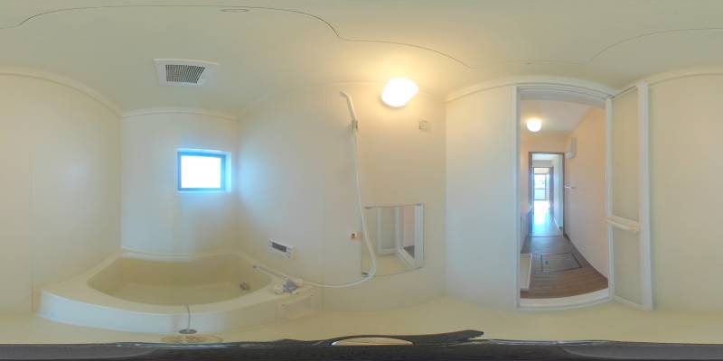 パノラマ画像バスルーム