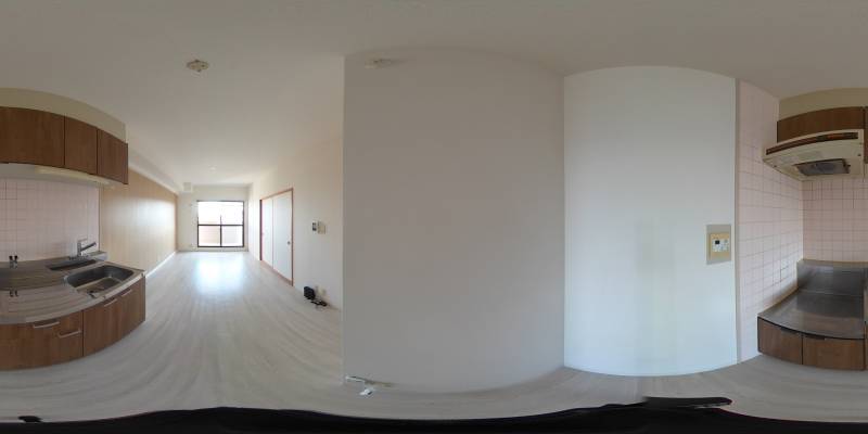 パノラマ画像キッチン