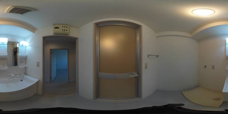 パノラマ画像洗面所