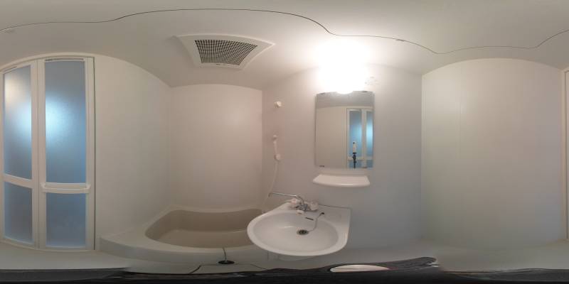 パノラマ画像バスルーム