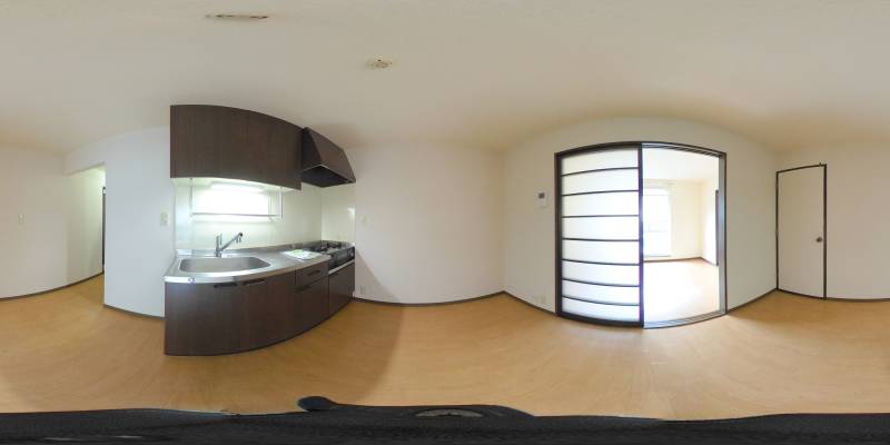 パノラマ画像キッチン