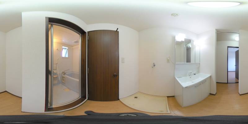 パノラマ画像洗面所