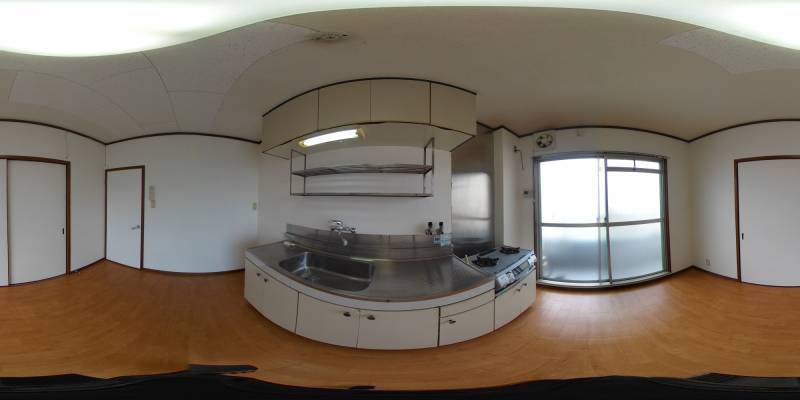 パノラマ画像キッチン