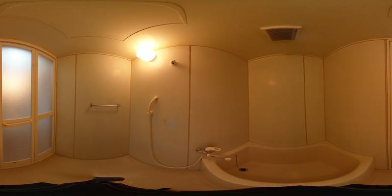 パノラマ画像バスルーム