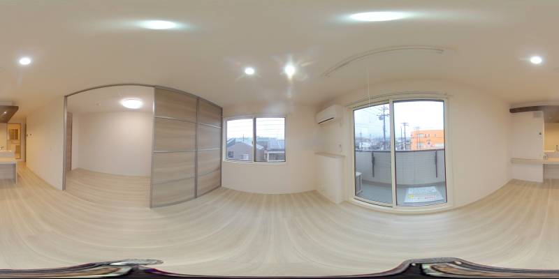 パノラマ画像リビング