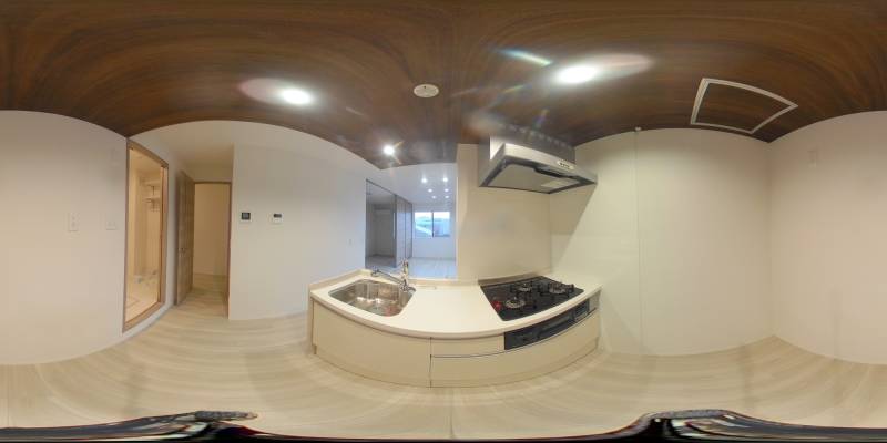 パノラマ画像キッチン