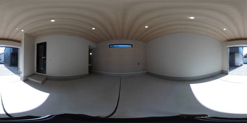 パノラマ画像駐車場