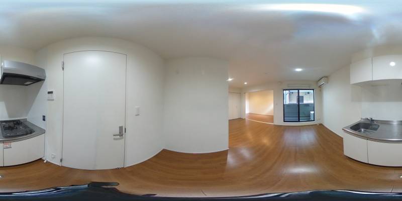 パノラマ画像キッチン