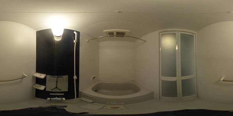 パノラマ画像バスルーム