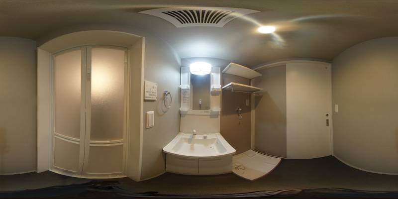 パノラマ画像洗面所