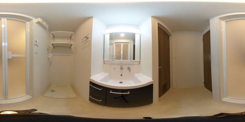 パノラマ画像洗面所