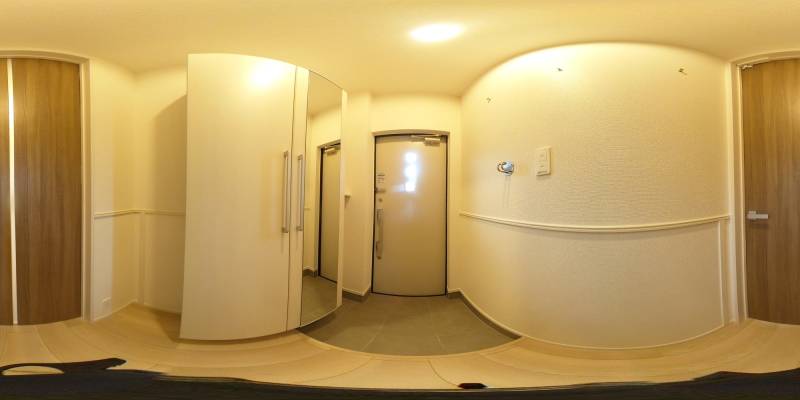 パノラマ画像玄関