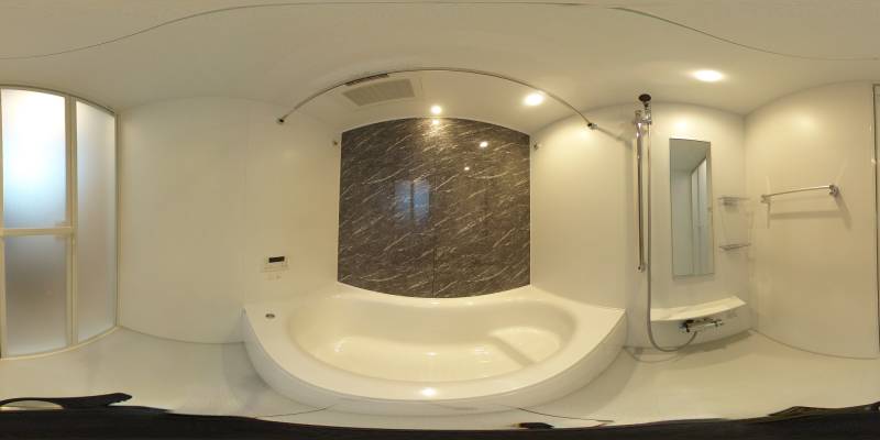 パノラマ画像バスルーム