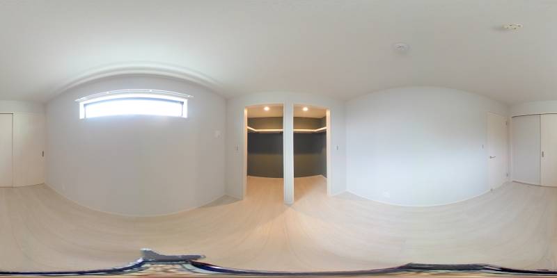 パノラマ画像寝室