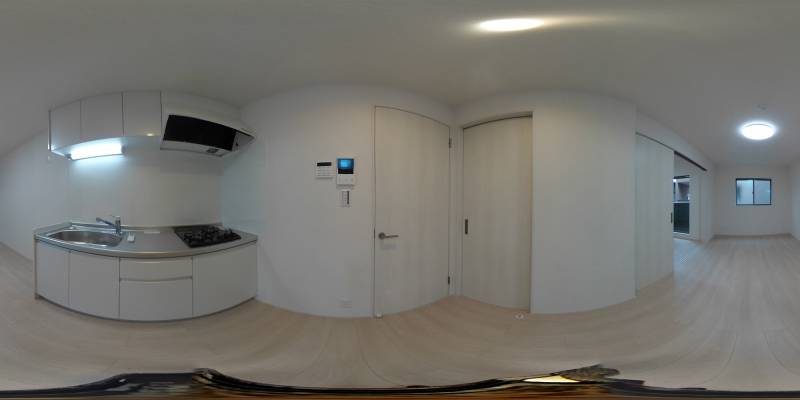 パノラマ画像キッチン