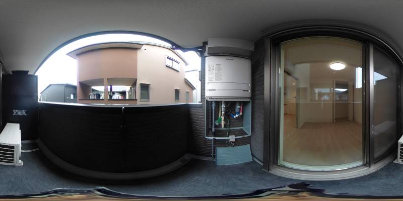 パノラマ画像バルコニー