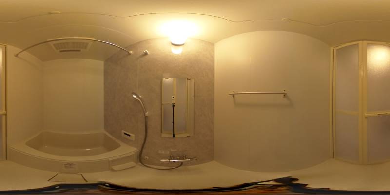 パノラマ画像バスルーム