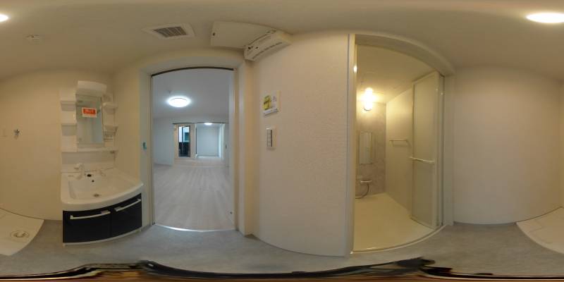 パノラマ画像洗面所