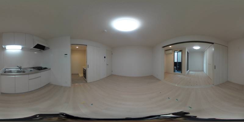 パノラマ画像リビング