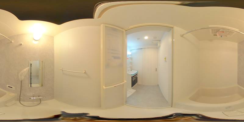 パノラマ画像バスルーム