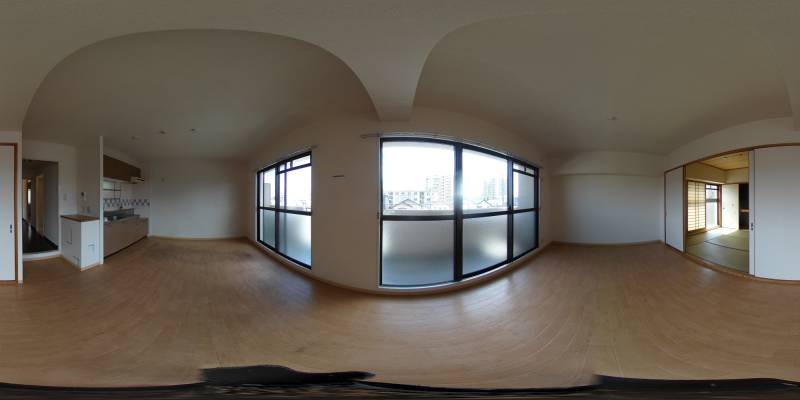 パノラマ画像リビング