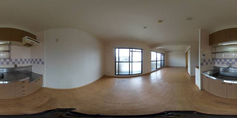 パノラマ画像キッチン