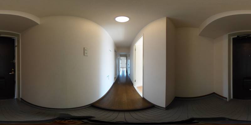 パノラマ画像玄関