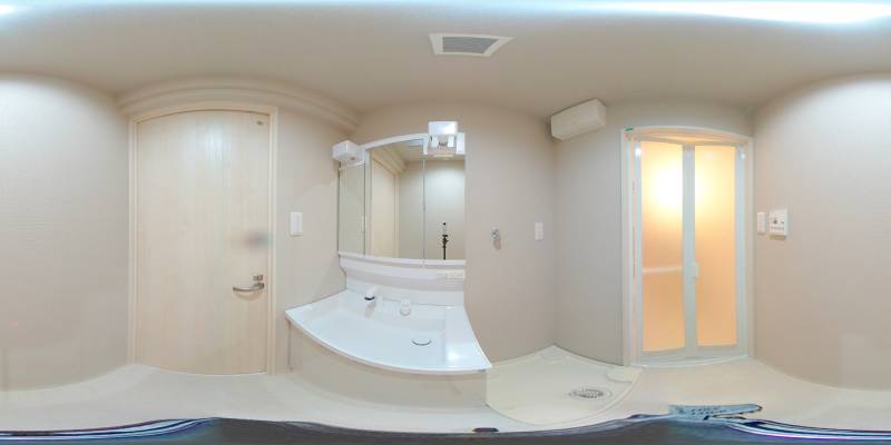 パノラマ画像洗面所