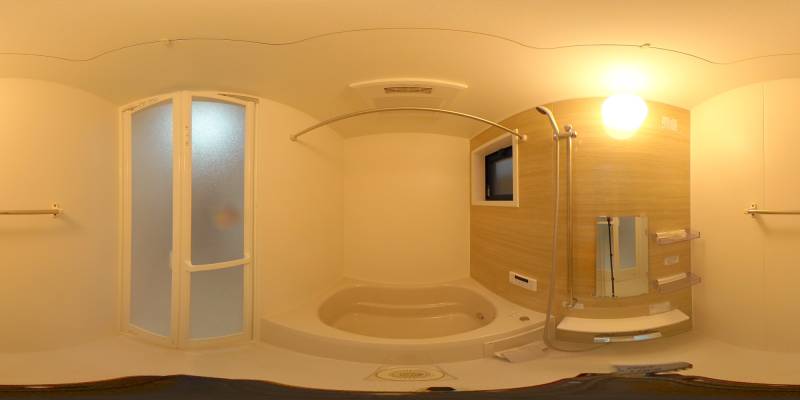 パノラマ画像バスルーム