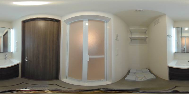 パノラマ画像洗面所