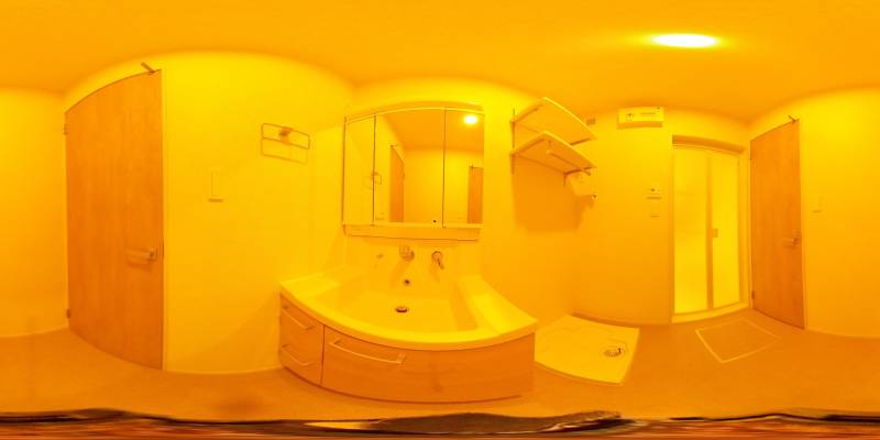 パノラマ画像洗面所