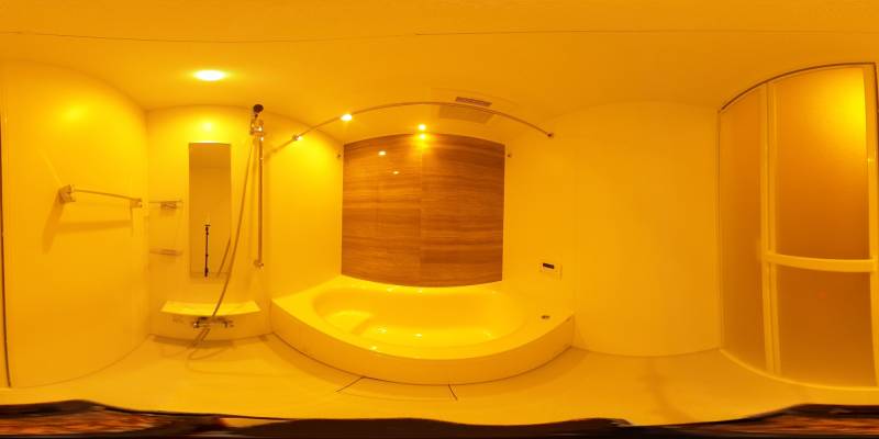 パノラマ画像バスルーム